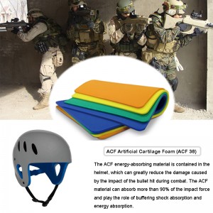 Taktyczne kuloodporne wojskowe hełmy Materiały do ​​ochrony przed uderzeniami （ACF）