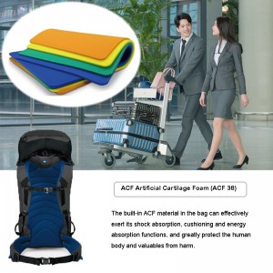 Komfortowe materiały PU Poduszka podróżna Wkładka bagażowa Podkładka zabezpieczająca przed uderzeniami （ACF）